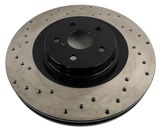 StopTech Drilled 13.78" Front Right Rotor 11-20 Dodge Durango - Click Image to Close